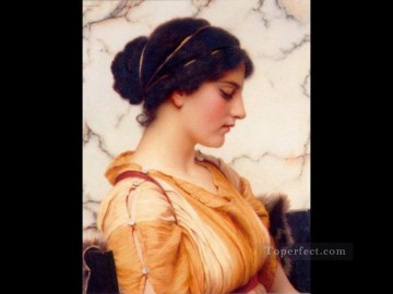 ジョン・ウィリアム・ゴッドワード Painting - サビネラ 1912年 新古典主義の女性 ジョン・ウィリアム・ゴッドワード
